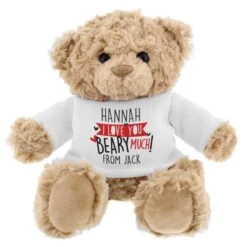 Personalised Love You Beary Much Teddy Bear 9 Personalised Love You Beary Much Teddy Bear -PERSONALISE STORE p0210d23 4