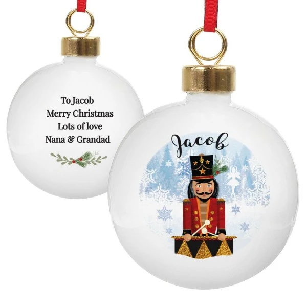 Personalised Nutcracker Bauble 2 Personalised Nutcracker Bauble - Image 2