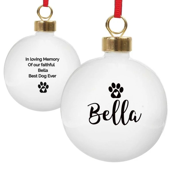 Personalised Pet Bauble 2 Personalised Pet Bauble - Image 2