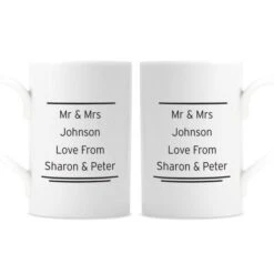 Personalised Classic Mr Right/Mrs Always Right Mug Set -PERSONALISE STORE p0306k55 7