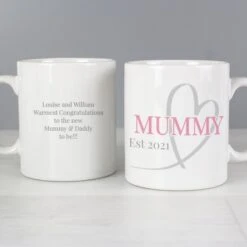 Personalised Mummy & Daddy Mug Set -PERSONALISE STORE p0306m12 3