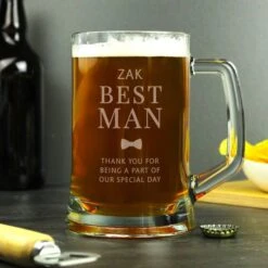 Personalised Best Man Pint Stern Tankard 5 Personalised Best Man Pint Stern Tankard -PERSONALISE STORE p0307h49 2
