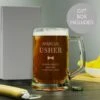 Personalised Usher Pint Stern Tankard