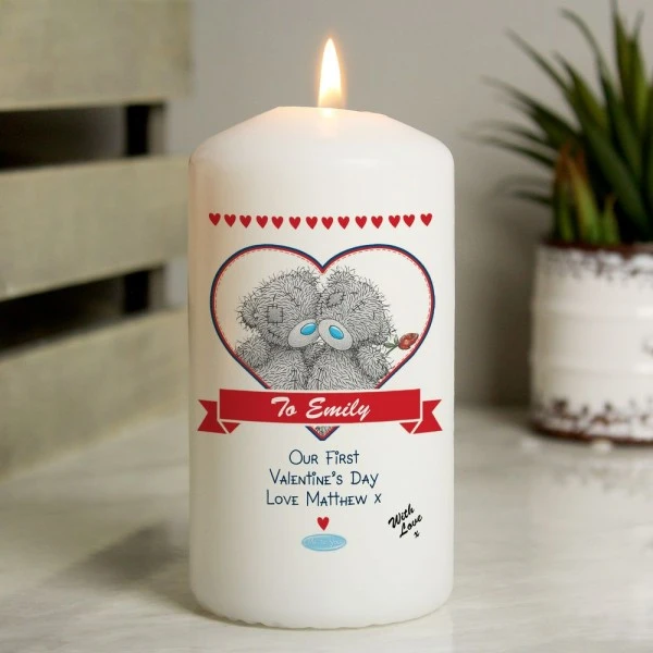 Personalised Me To You Couple Pillar Candle 3 Personalised Me To You Couple Pillar Candle - Image 3