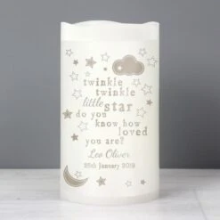 Personalised Twinkle Twinkle Nightlight LED Candle -PERSONALISE STORE p0409c77 2