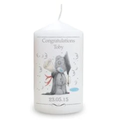Personalised Me To You Graduation Pillar Candle -PERSONALISE STORE p0409c78 2
