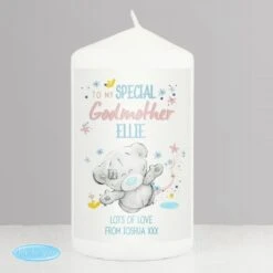 Personalised Me To You Godmother Pillar Candle -PERSONALISE STORE p0409d58 2