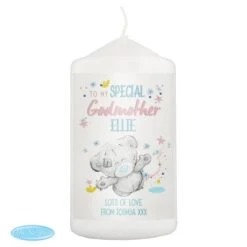 Personalised Me To You Godmother Pillar Candle -PERSONALISE STORE p0409d58 3
