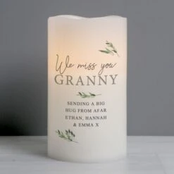 Personalised Botanical LED Candle -PERSONALISE STORE p0409d98 4
