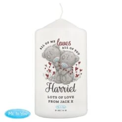 Personalised Me To You Valentine Pillar Candle 5 Personalised Me To You Valentine Pillar Candle -PERSONALISE STORE p0409e13 2
