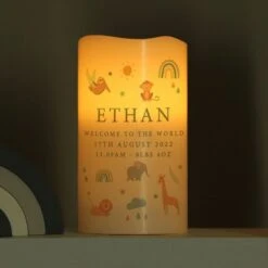 Personalised Safari Animals LED Candle 8 Personalised Safari Animals LED Candle -PERSONALISE STORE p0409e17 3