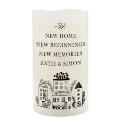 Personalised HOME LED Candle 9 Personalised HOME LED Candle -PERSONALISE STORE p0409e20 4