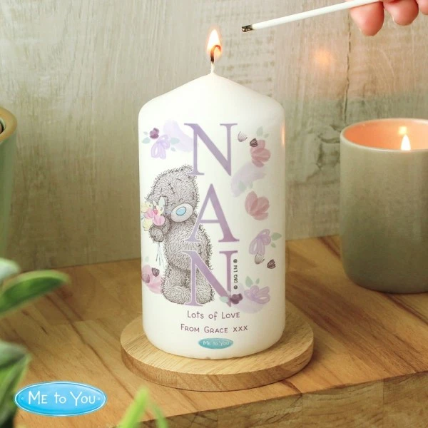 Personalised Me To You NAN Pillar Candle 2 Personalised Me To You NAN Pillar Candle - Image 2