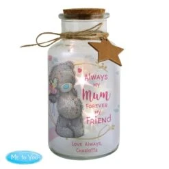 Personalised Me To You Forever My Friend LED Glass Jar -PERSONALISE STORE p050747 3
