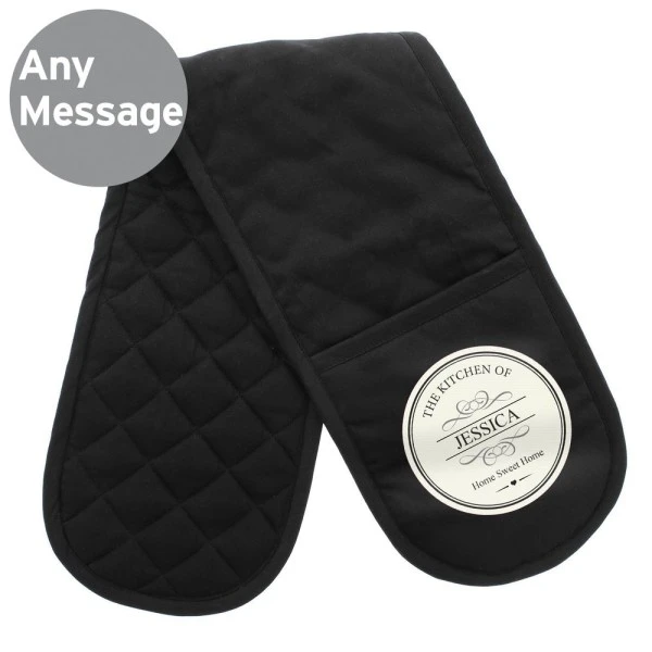Personalised Decorative Oven Gloves 4 Personalised Decorative Oven Gloves - Image 4