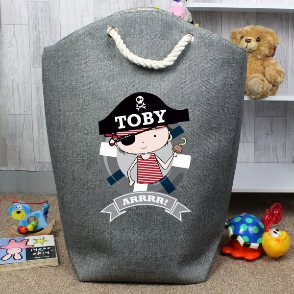 Personalised Pirate Storage Bag 1 Personalised Pirate Storage Bag
