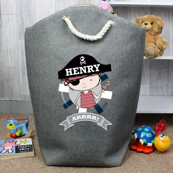 Personalised Pirate Storage Bag 4 Personalised Pirate Storage Bag - Image 4