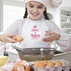 Personalised Baking Fairy Childrens Apron -PERSONALISE STORE p0510g86 2