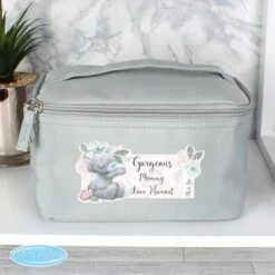 Personalised Me To You Floral Grey Toiletry Bag 10 Personalised Me To You Floral Grey Toiletry Bag -PERSONALISE STORE p0510g93 4