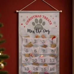 Personalised Pet Advent Calendar In Silver Grey 7 Personalised Pet Advent Calendar In Silver Grey -PERSONALISE STORE p0510h45 3