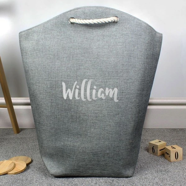 Personalised Silver Name Storage Bag 3 Personalised Silver Name Storage Bag - Image 3