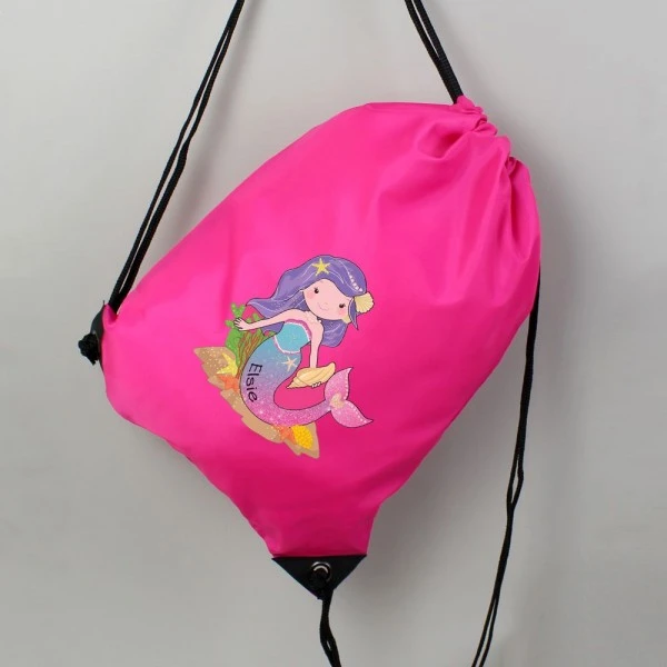 Personalised Mermaid Pink Kit Bag 2 Personalised Mermaid Pink Kit Bag - Image 2