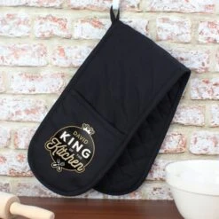 Personalised King Of The Kitchen Oven Gloves -PERSONALISE STORE p0510i81 2
