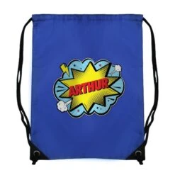 Personalised Superhero Blue Kit Bag 11 Personalised Superhero Blue Kit Bag -PERSONALISE STORE p0510j28 4