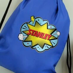 Personalised Superhero Blue Kit Bag 12 Personalised Superhero Blue Kit Bag -PERSONALISE STORE p0510j28 5