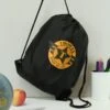 Personalised Badge Black Kit Bag