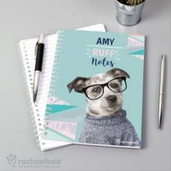 Personalised Rachael Hale "Ruff Notes" Dog A5 Notebook 13 Personalised Rachael Hale "Ruff Notes" Dog A5 Notebook -PERSONALISE STORE p0512aa37 6