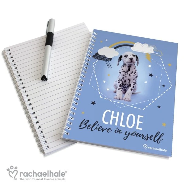 Personalised Rachael Hale Dalmatian A5 Notebook 3 Personalised Rachael Hale Dalmatian A5 Notebook - Image 3
