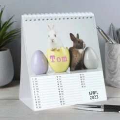 Personalised Cute Animals Desk Calendar 9 Personalised Cute Animals Desk Calendar -PERSONALISE STORE p0512ab12 3