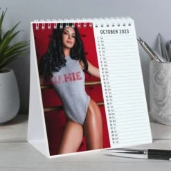 Personalised Hot Chicks Desk Calendar -PERSONALISE STORE p0512ab18 2