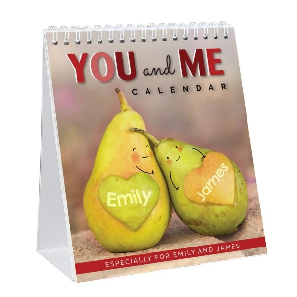 Personalised Couples Desk Calendar 5 Personalised Couples Desk Calendar - Image 5