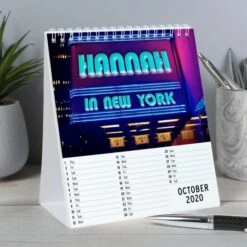 Personalised New York Desk Calendar -PERSONALISE STORE p0512ab23 3