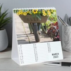 Personalised Gardening Desk Calendar 8 Personalised Gardening Desk Calendar -PERSONALISE STORE p0512ab24 2