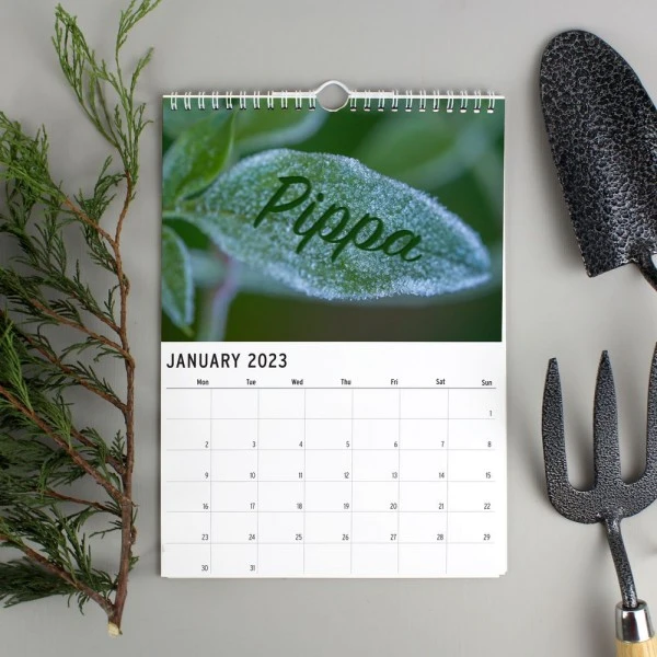 Personalised A4 Gardening Calendar 2 Personalised A4 Gardening Calendar - Image 2