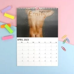 Personalised A4 Hot Hunks Calendar -PERSONALISE STORE p0512ab33 2