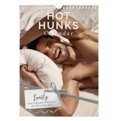 Personalised A4 Hot Hunks Calendar -PERSONALISE STORE p0512ab33 4