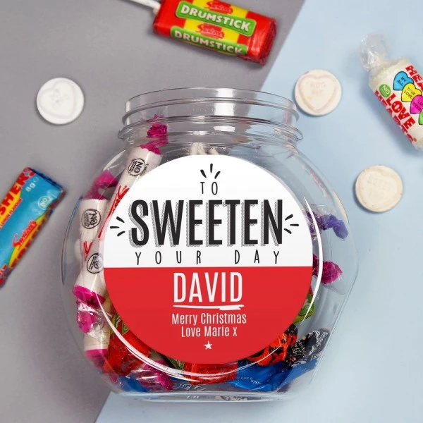 Personalised To Sweeten Your Day Sweet Jar 1 Personalised To Sweeten Your Day Sweet Jar