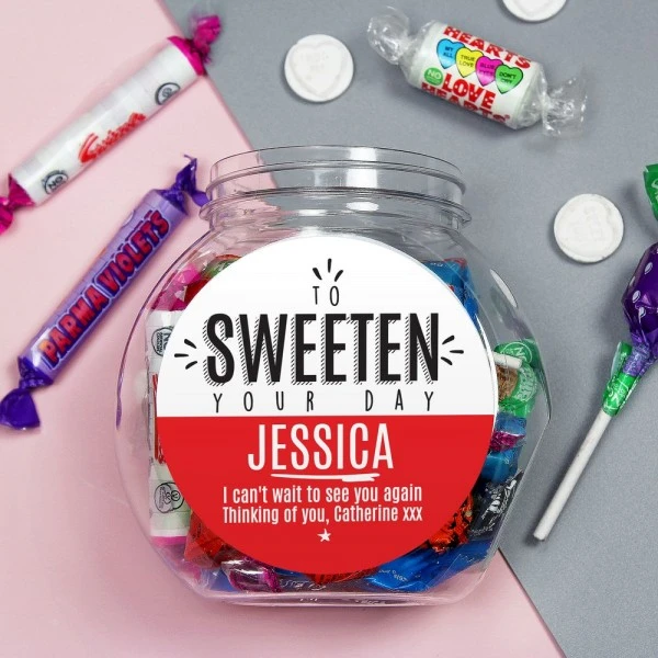 Personalised To Sweeten Your Day Sweet Jar 3 Personalised To Sweeten Your Day Sweet Jar - Image 3
