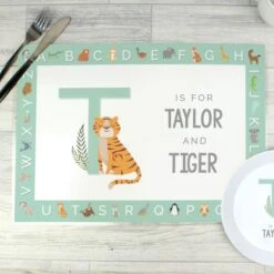 Personalised Animal Alphabet Placemat -PERSONALISE STORE p0512ac62 3