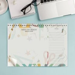 Personalised Teacher A4 Desk Planner -PERSONALISE STORE p0512ae03 2