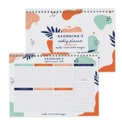 Personalised Tropical A4 Desk Planner -PERSONALISE STORE p0512ae04 4