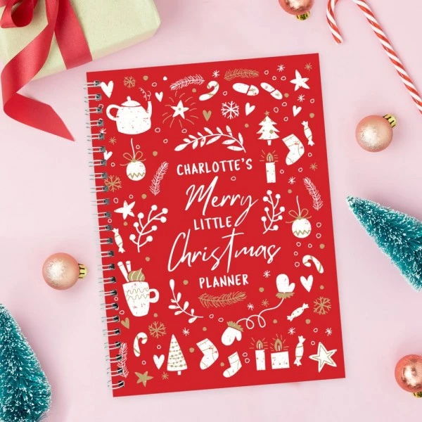 Personalised Christmas A5 Planner 1 Personalised Christmas A5 Planner