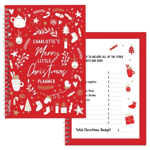 Personalised Christmas A5 Planner 5 Personalised Christmas A5 Planner - Image 5