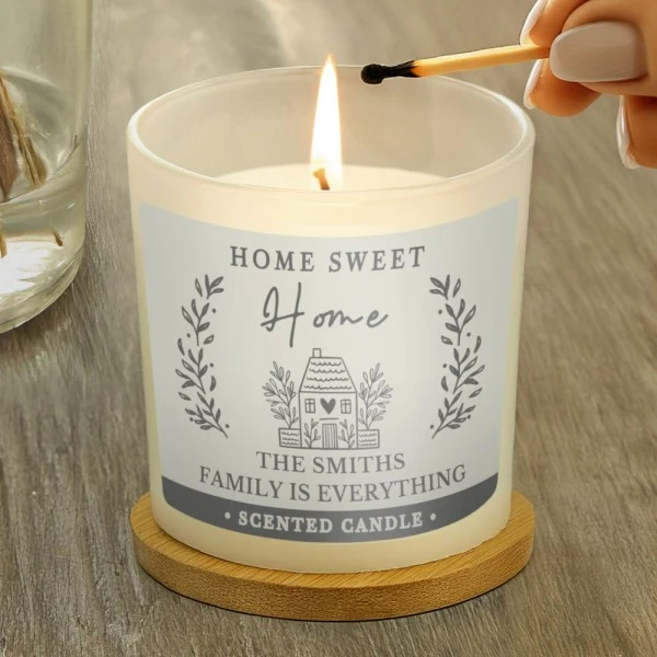 Personalised HOME Scented Jar Candle 3 Personalised HOME Scented Jar Candle - Image 3