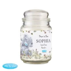 Personalised Me To You Floral Large Scented Jar Candle -PERSONALISE STORE p0512ae37 3