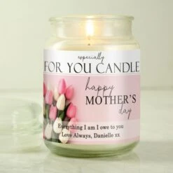 Personalised Especially For You Mothers Day Large Scented Jar Candle -PERSONALISE STORE p0512ae51 2